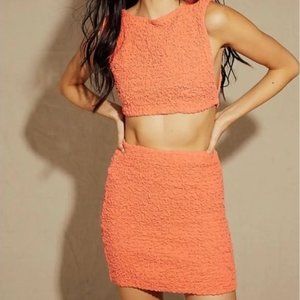 Free People Apple of my Eye Set Skirt & Crop Top Size S